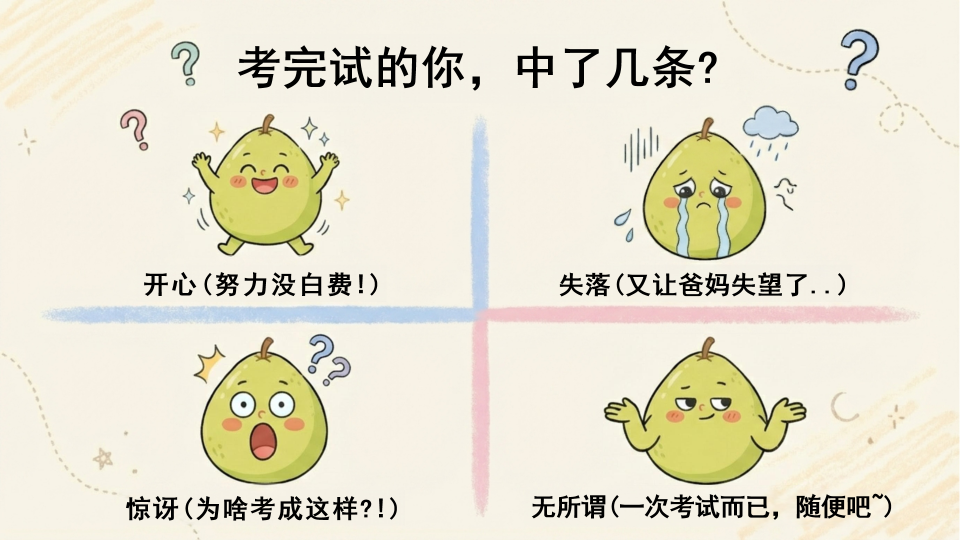 考后心态调整主题班会PPT模板 分数不是终点 课件素材预览图4
