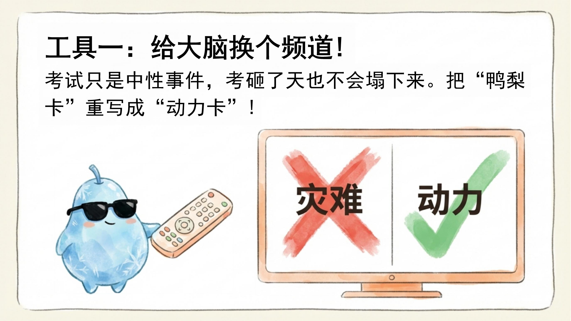 考试压力主题班会PPT模板 速码把压力变动力的 绝了 课件素材预览图3