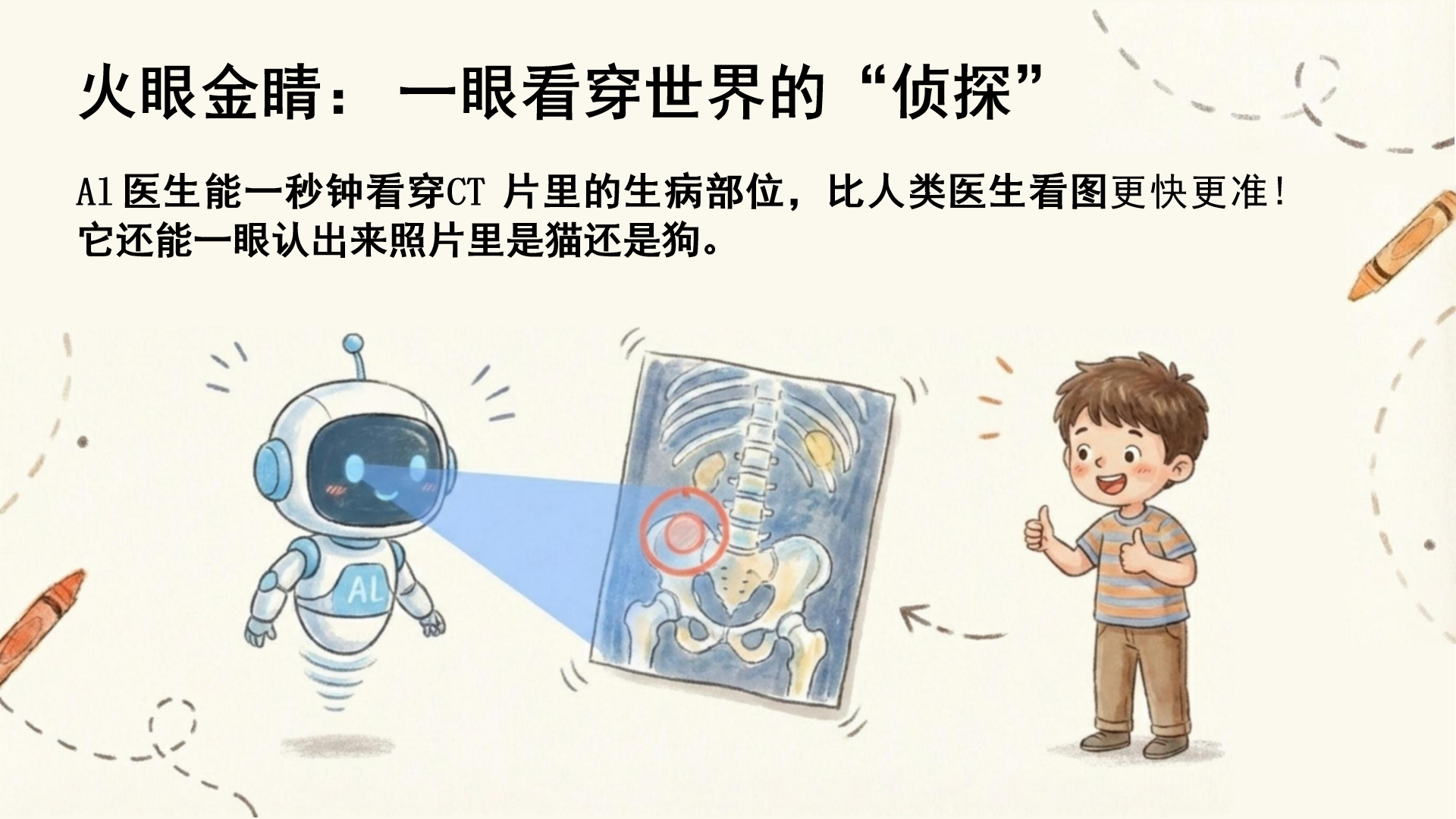 AI读书主题班会PPT模板 有AI 为什么还要读书 课件素材预览图6