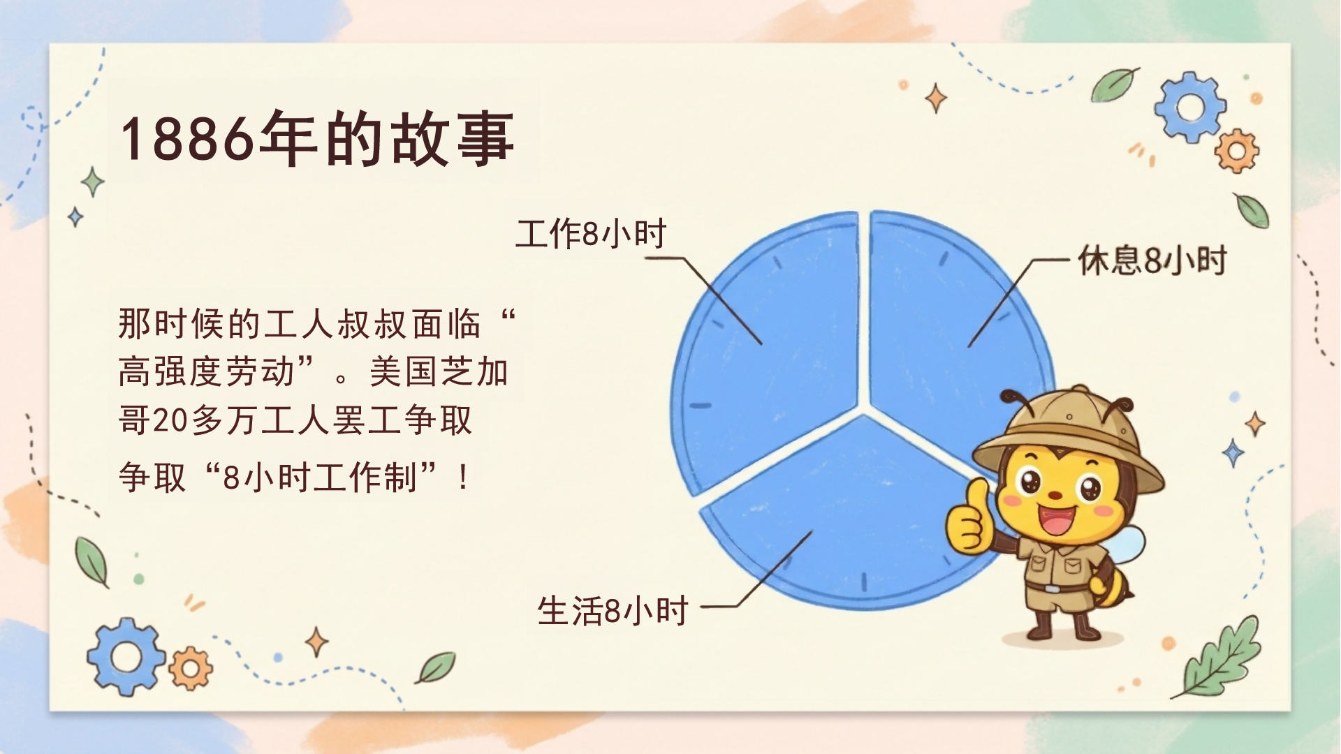 五一劳动节主题班会PPT模板 被夸爆的 升华了 课件素材预览图4