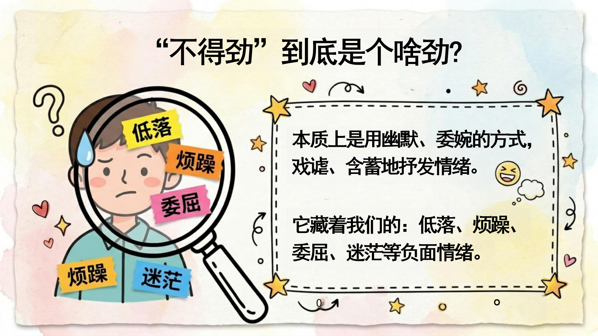 主题班会PPT模板 解锁情绪的真相 主题班会PPT课件素材预览图3