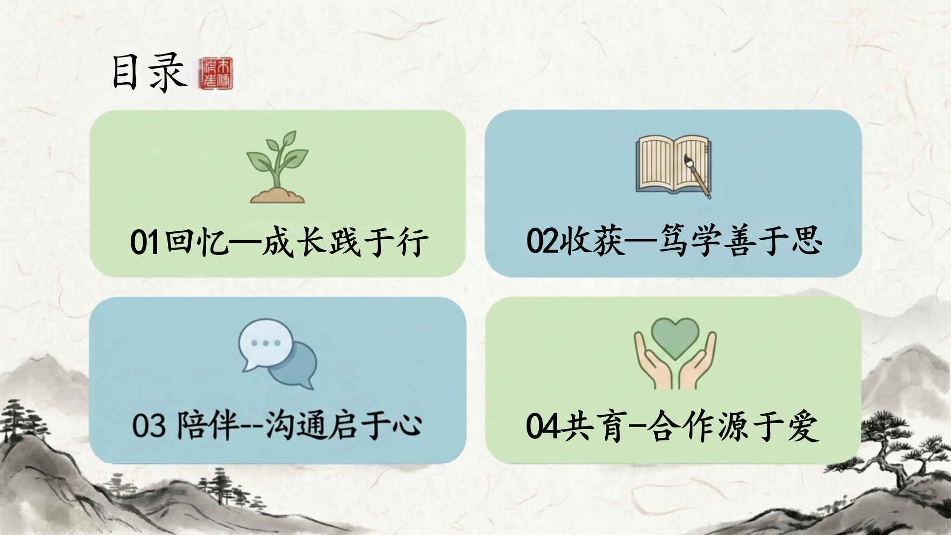 七年级期中心理健康家长会PPT模板 沟通|理解|关注孩子成长 家长会PPT课件素材预览图3