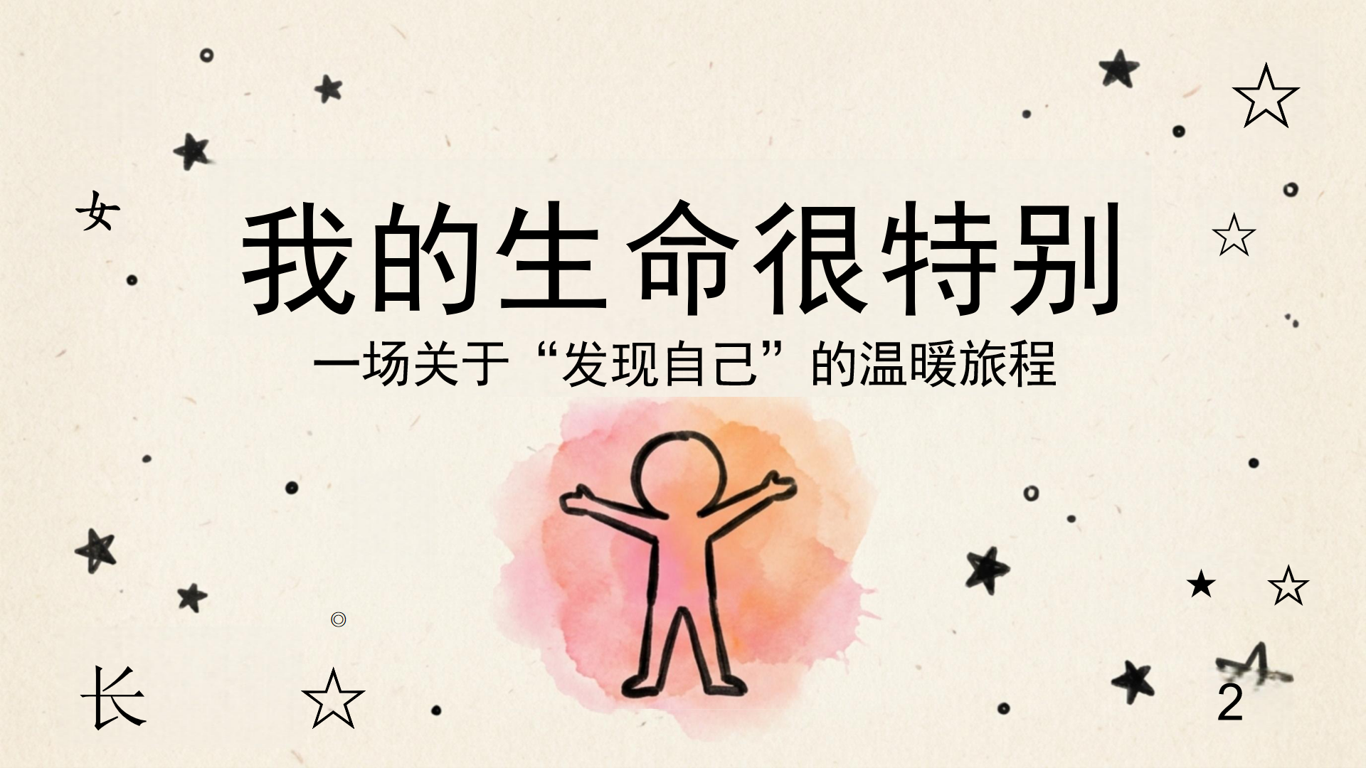 PPT模板 那些藏在你身上的小秘密 PPT课件素材封面图