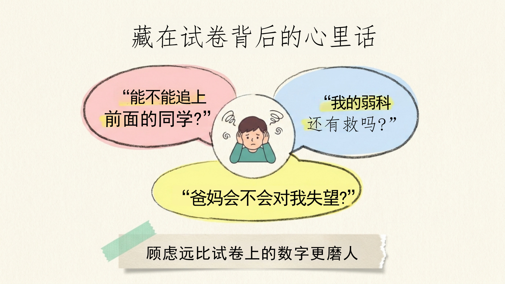 九年级期中家长会PPT模板 九年级孩子的隐性压力 家长会PPT课件素材预览图6