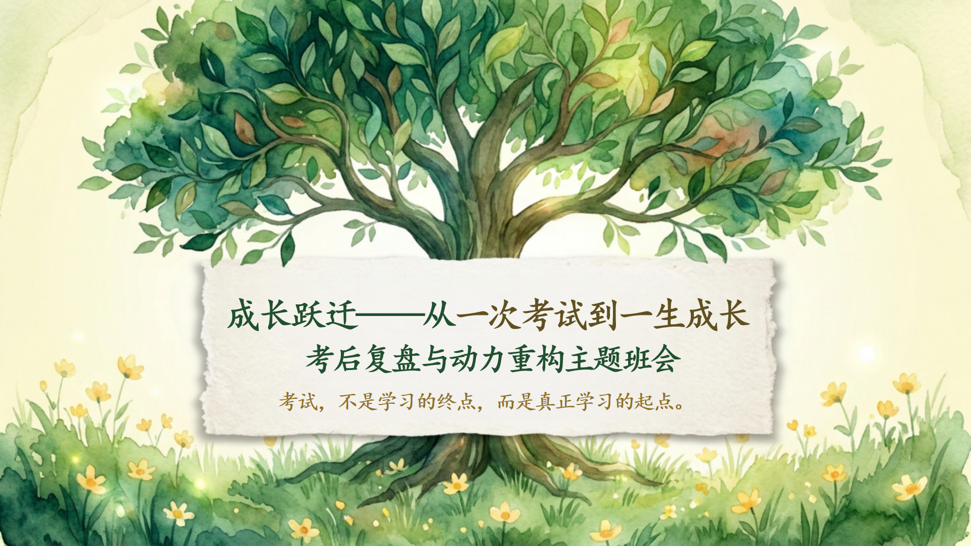 阅读教育主题班会PPT模板 重新阅读X章 主题班会PPT课件素材封面图